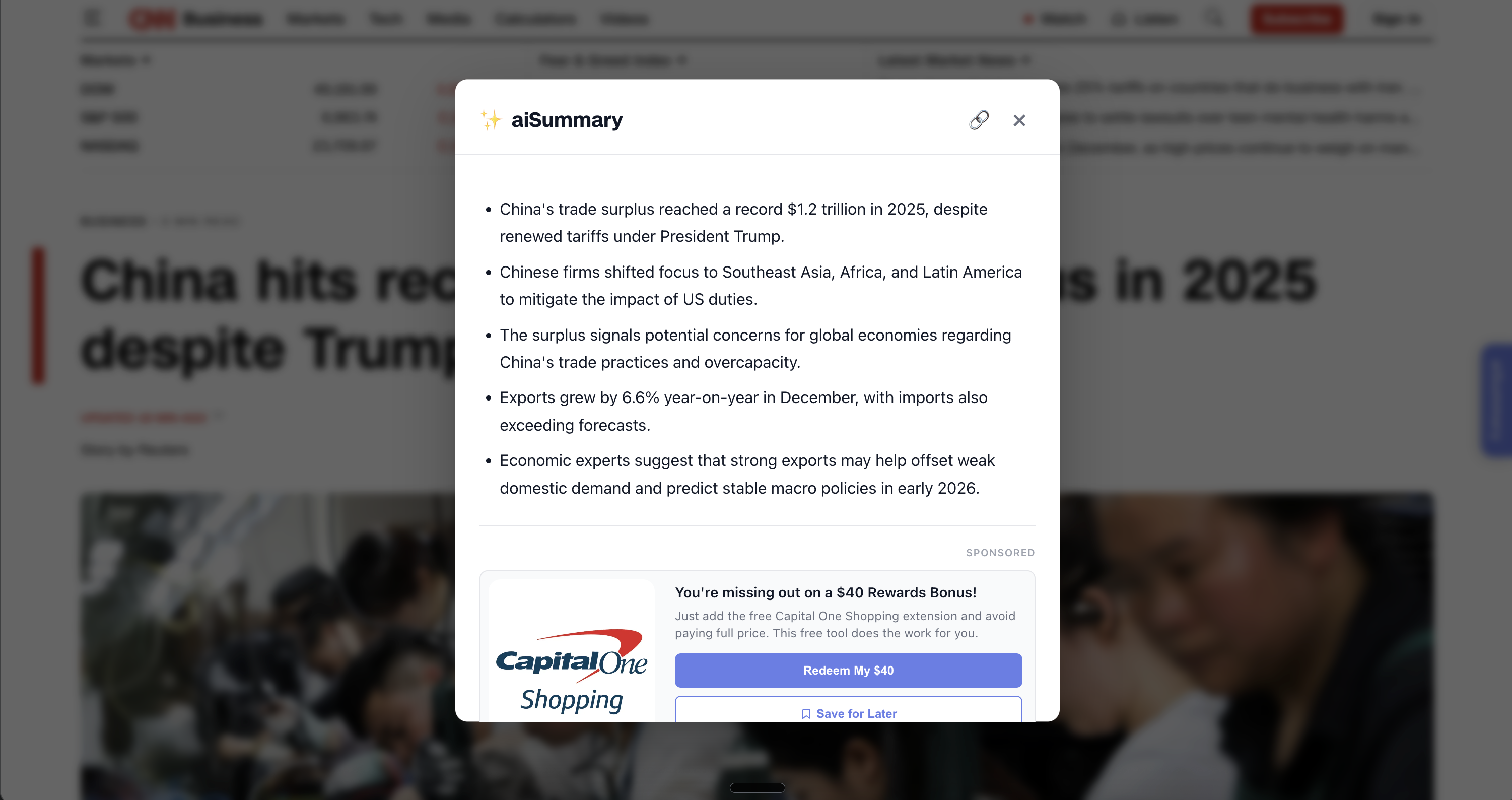 aiSummary Extension Preview